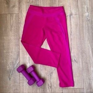 90 Degree hot pink crop yoga pants